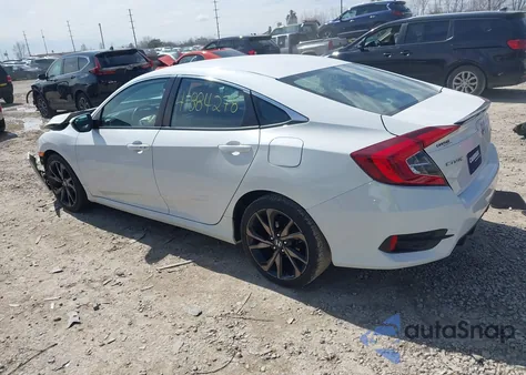 2019 Honda Civic Sport z USA, uszkodzony, nr VIN 2HGFC2F88KH506282